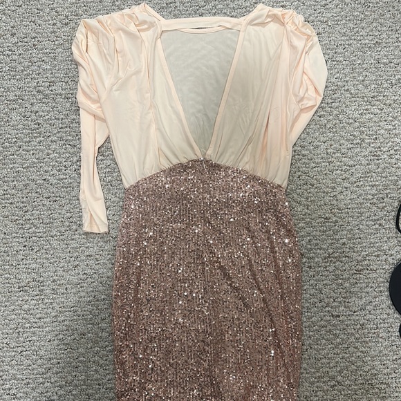 Open Back Sequin Dress - Picture 2 of 2